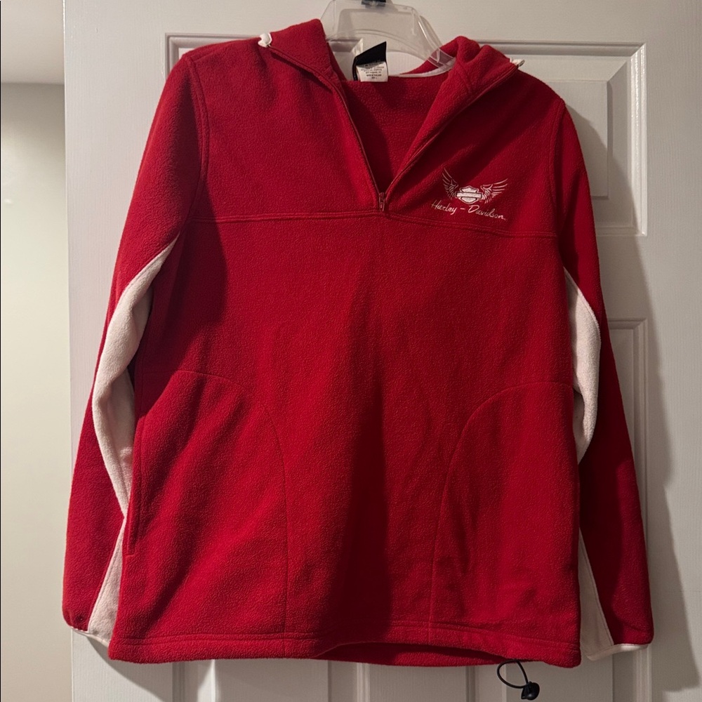 Women’s Large Harley Davidson Half Zip Pullover